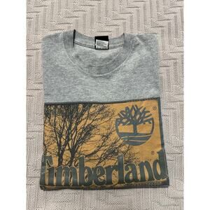 Timberland Y2K gray graphic tee size S
